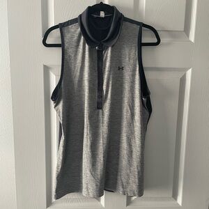 Under Armour Black HeatGear Golf Tank